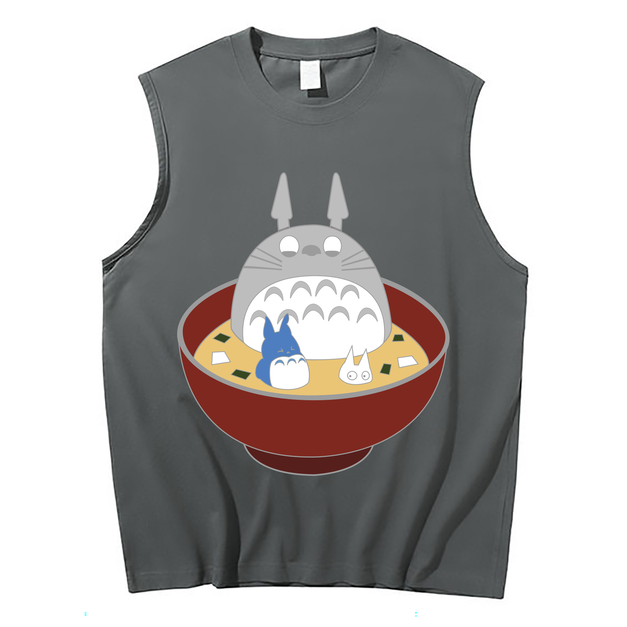 （画像用） となりのトトロ 草壁メイ 草壁サツキ My Neighbor Totoro Satsuki Kusakabe Mei Kusakabe コットン100％タンクトップ（フロントプリント）